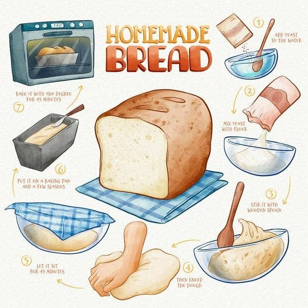 Homemade bread recipe