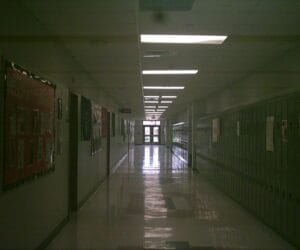 School hallway