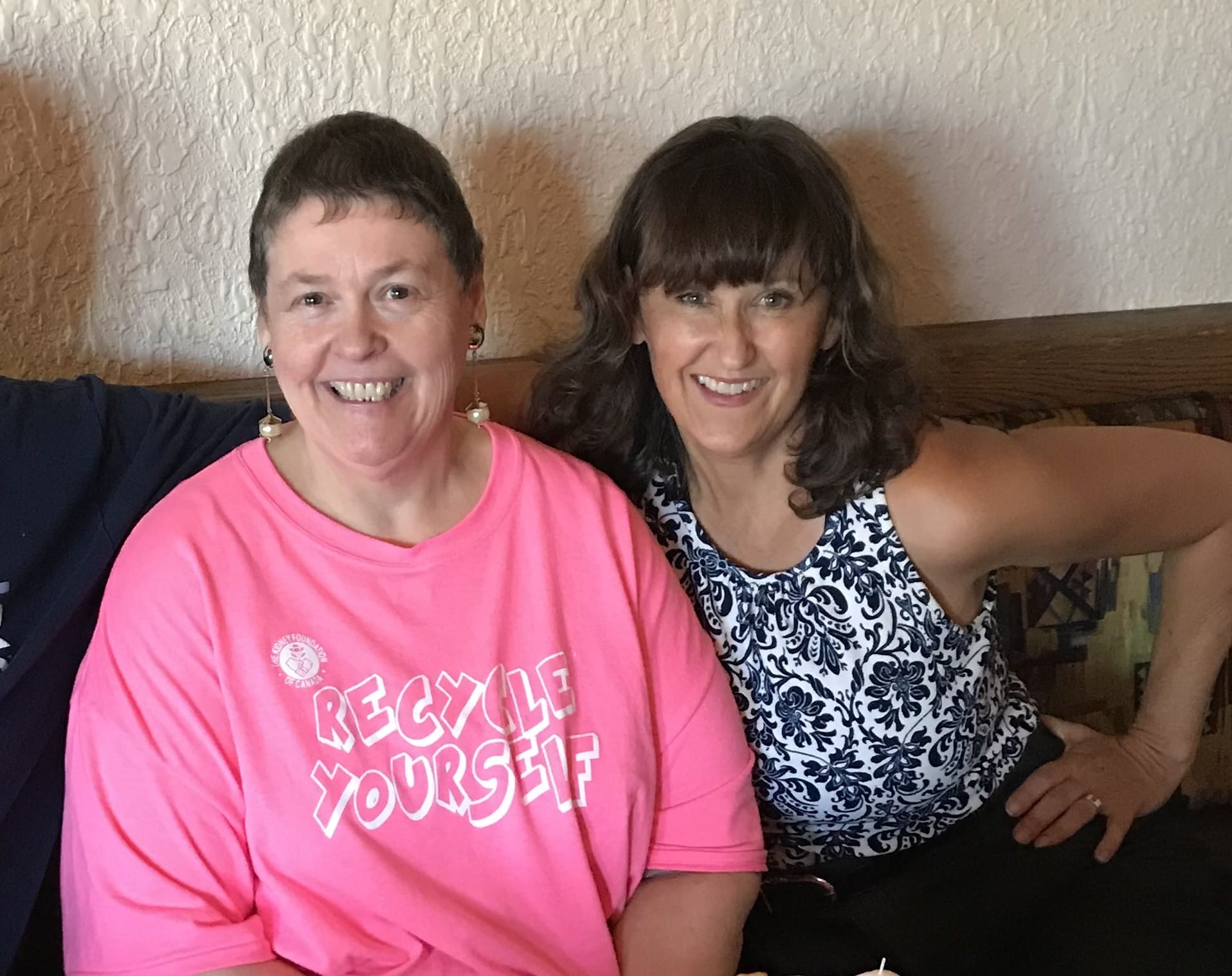 Linda with Karen Linda with Karen